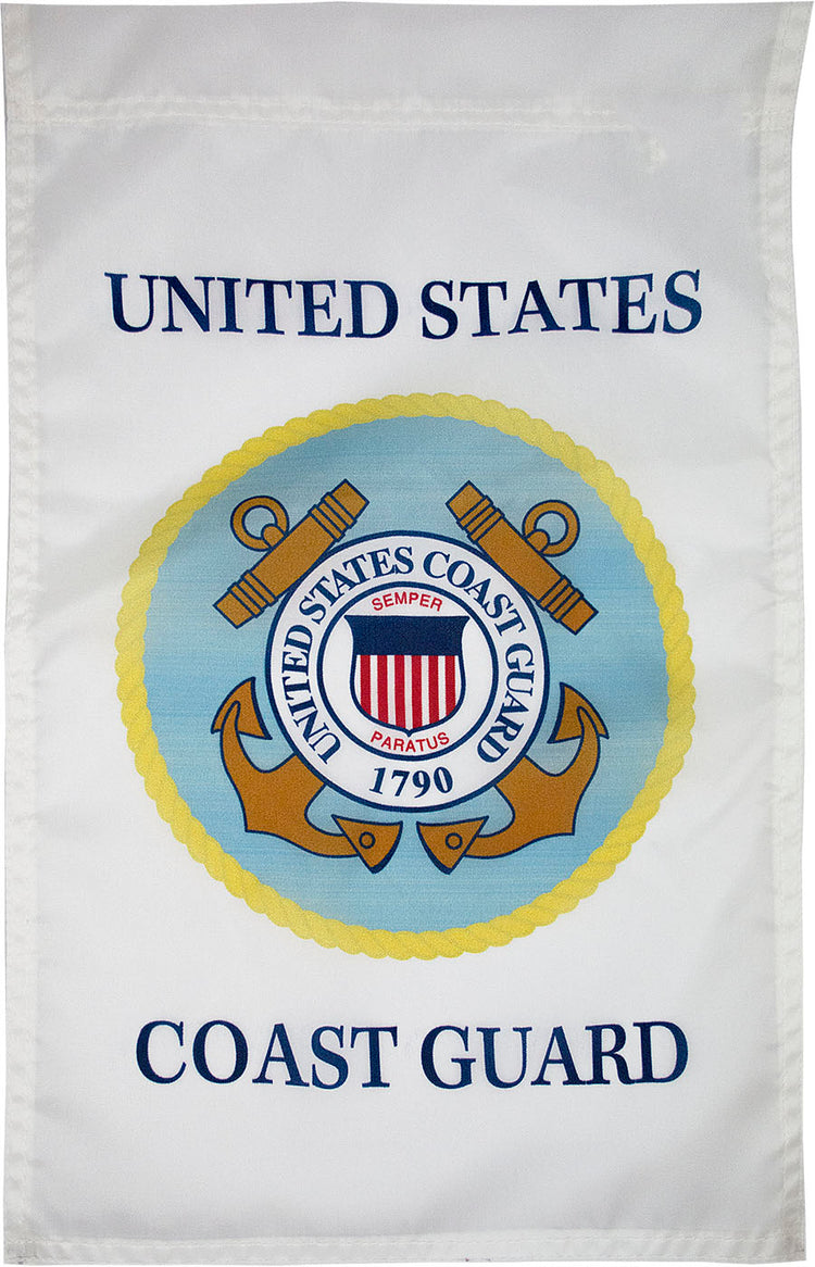 12"x18" US Coast Guard Seal Garden Flag; Nylon