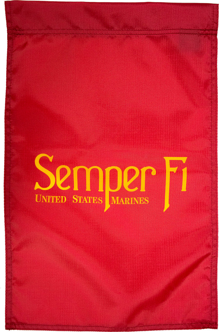 12"x18" US Marine Corps Semper Fi Garden Flag; Nylon