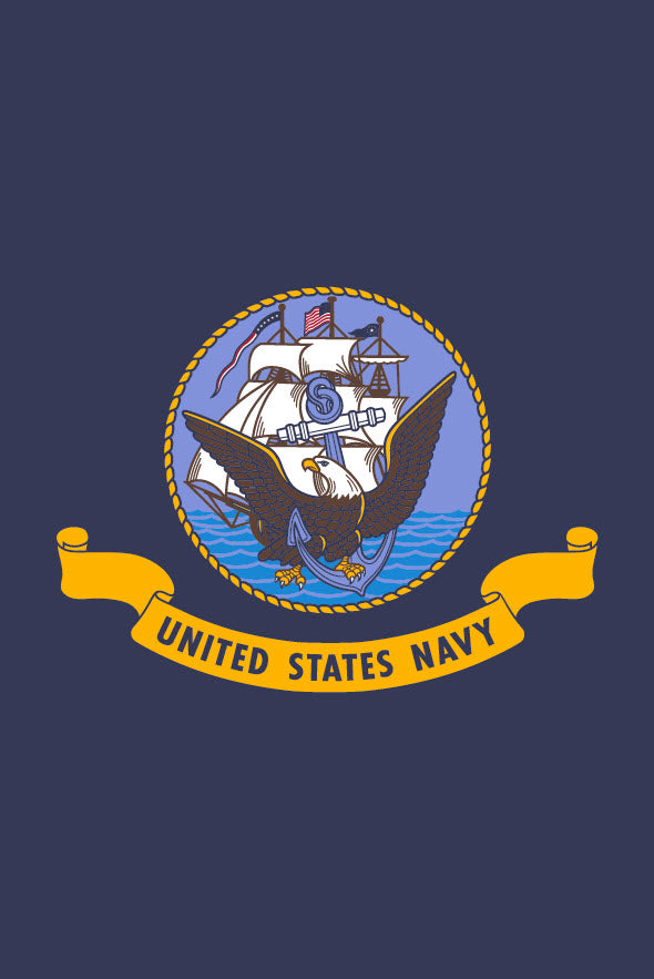 US Navy Garden Flag; Nylon