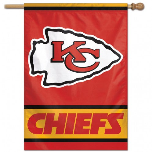 Kansas City Chiefs House Flag; Polyester