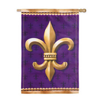 Fleur de Lis House Flag