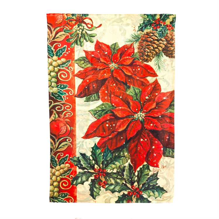 "Tuscan Holiday" Printed Seasonal House Flag; Polyester
