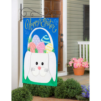 Easter Bunny Basket House Flag