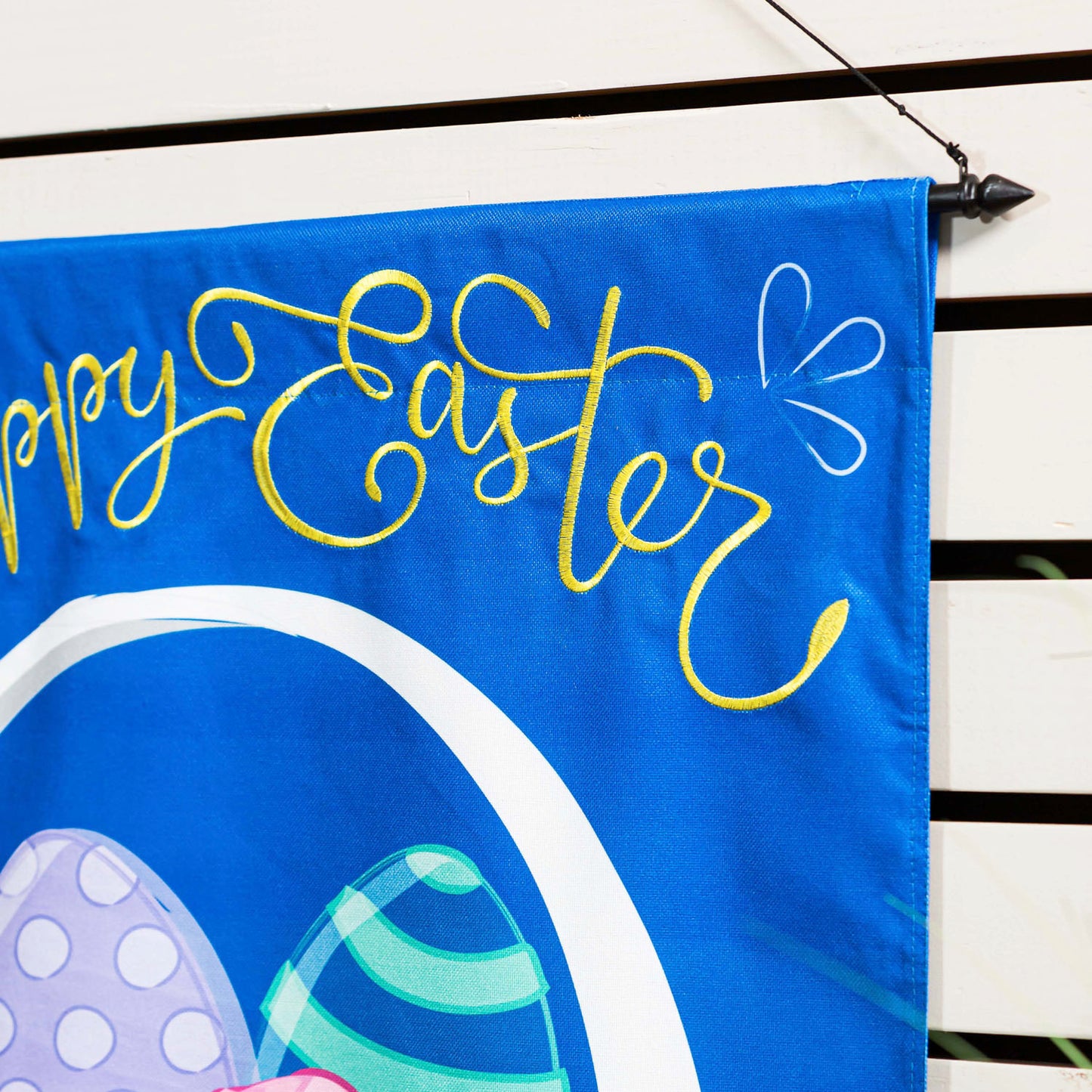 Easter Bunny Basket House Flag