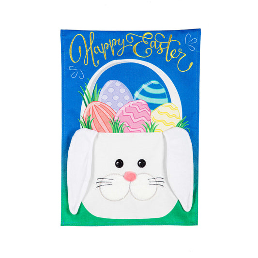 Easter Bunny Basket House Flag