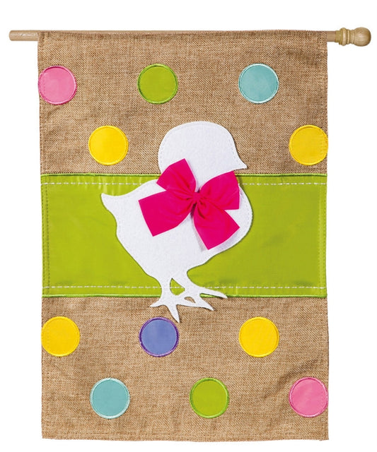 Easter Chick House Flag