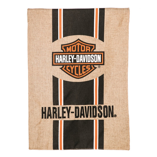 Harley Davidson Bar & Shield Double Sided House Flag; Polyester