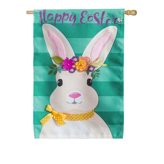 Easter Bunny Seasonal House Flag