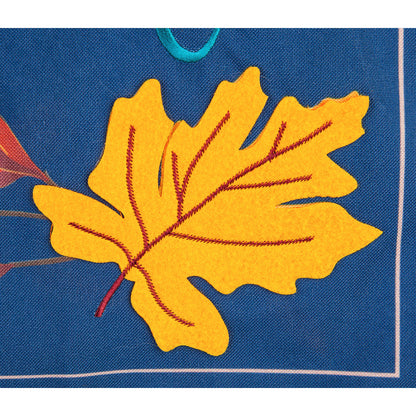 Be Thankful Printed House Flag; Linen Textured Polyester 28"x44"