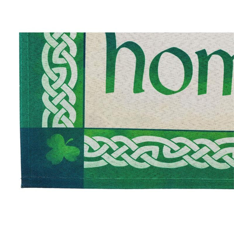 Welcome to Our Irish Home House Flag
