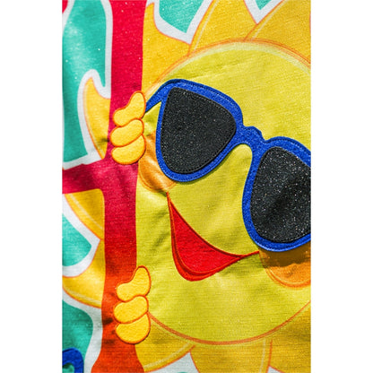 HOT Summer Days Sun House Flag
