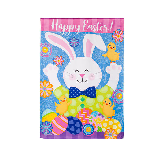 Easter Bunny Fun House Flag