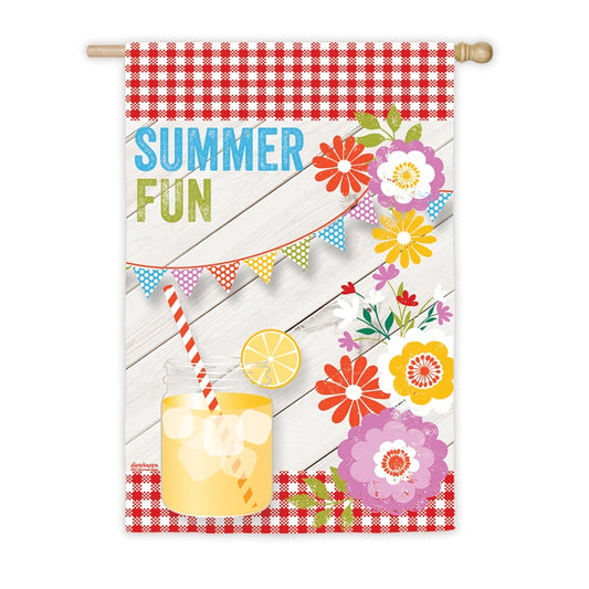 Summer Fun House Flag