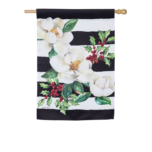 Holiday Magnolias House Flag