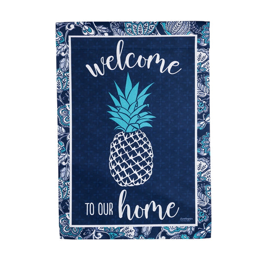 Welcome Pineapple House Flag