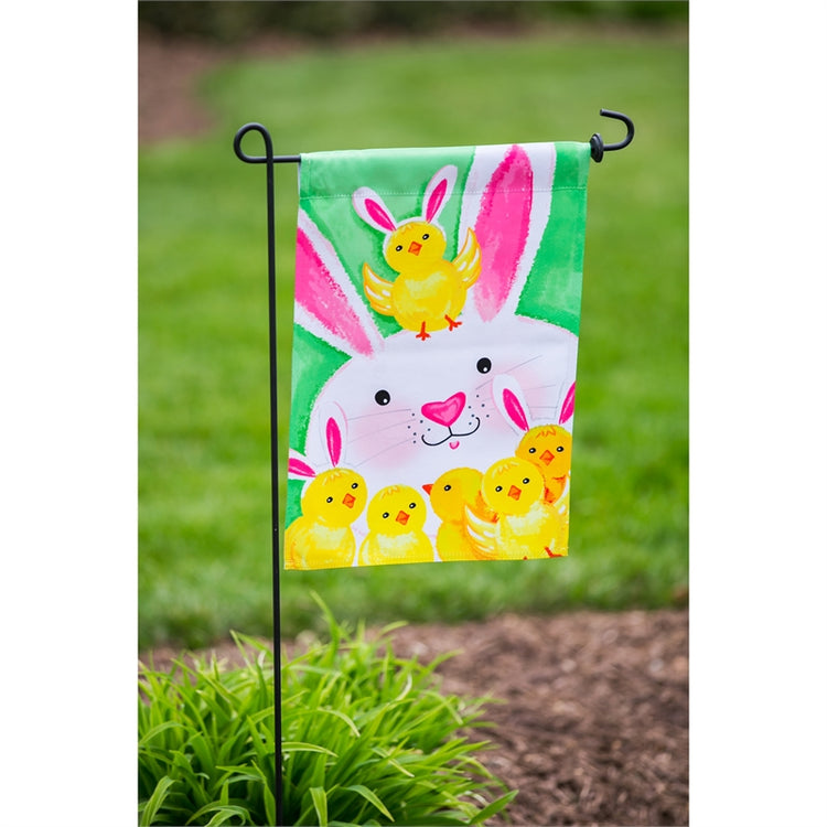 Bunny & Chick Easter Garden Flag