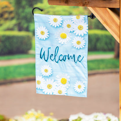 Farmhouse Daisy Welcome Garden Flag