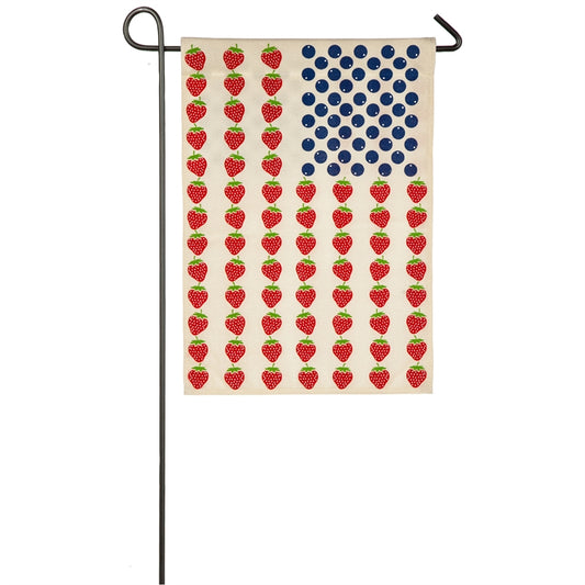 Patriotic Fruit Garden Flag