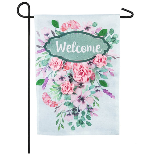 Spring Floral Garden Flag