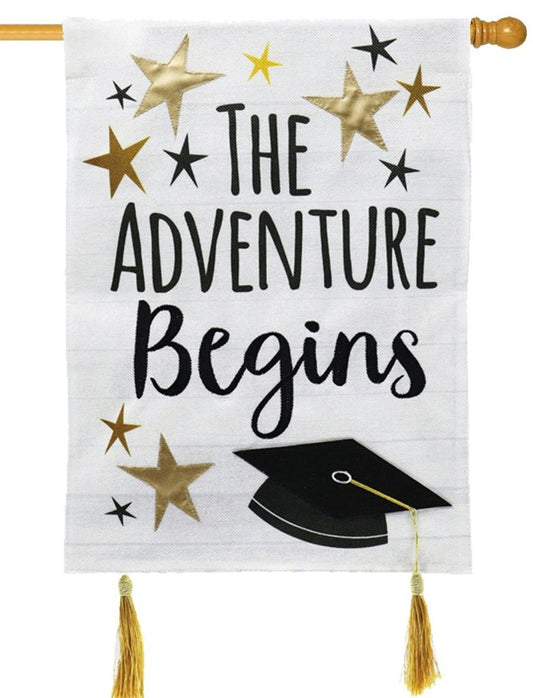 Graduation Adventure House Flag