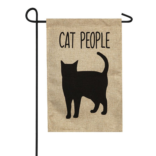 Cat People Garden Flag