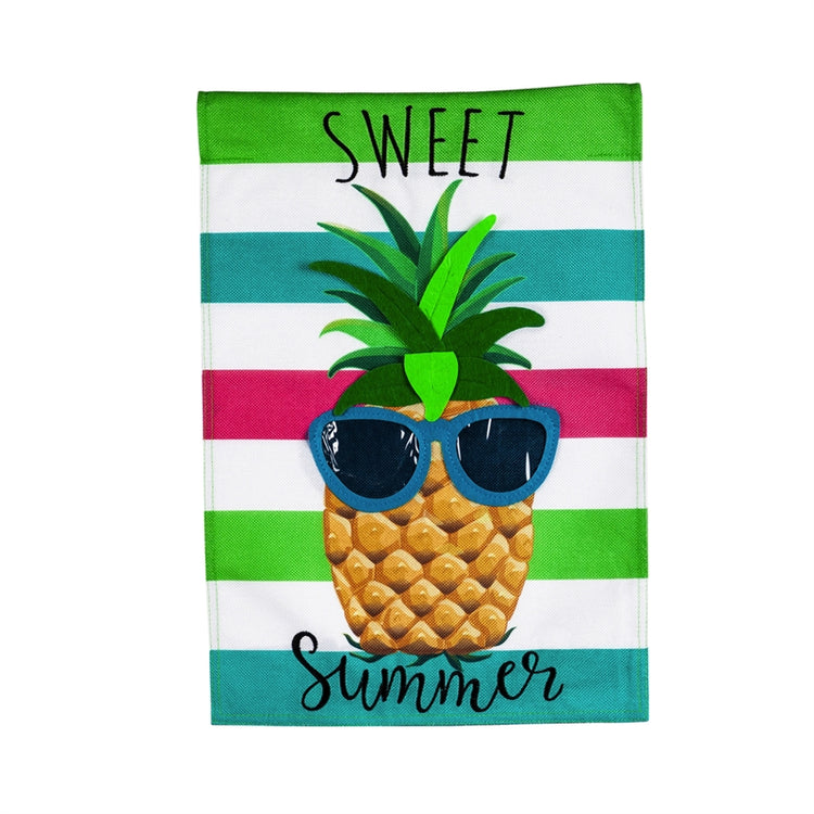 Sweet Summer Pineapple Garden Flag