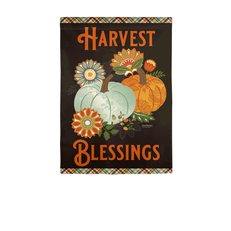 Harvest Blessings Fall Garden Flag
