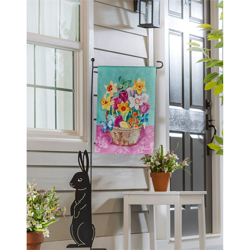 Easter Basket Garden Flag