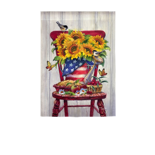 American Sunflowers Garden Flag