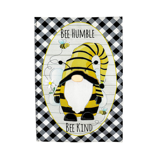 Bee Humble Bee Kind Garden Flag