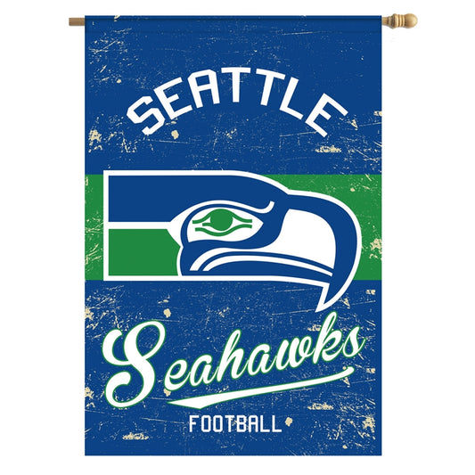 Seattle Seahawks Vintage Garden Flag