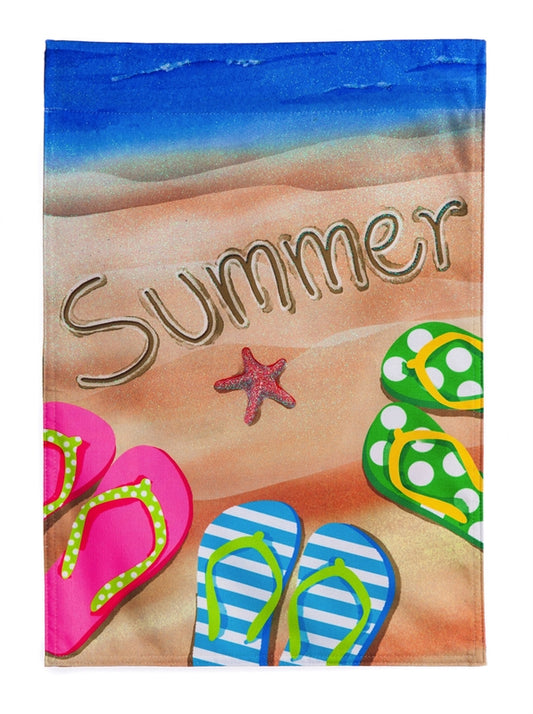 Summer Flip Flops Garden Flag