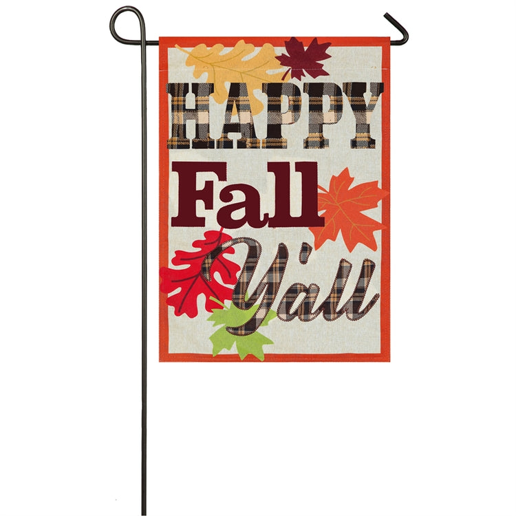 Happy Fall Yall Garden Flag