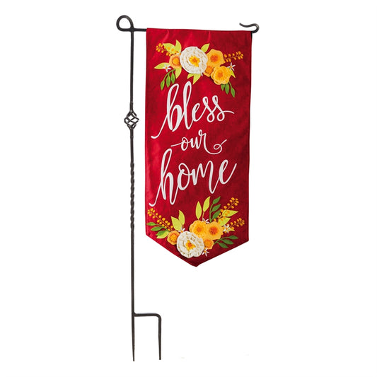 Bless Our Home Everlasting Impressions Garden Flag