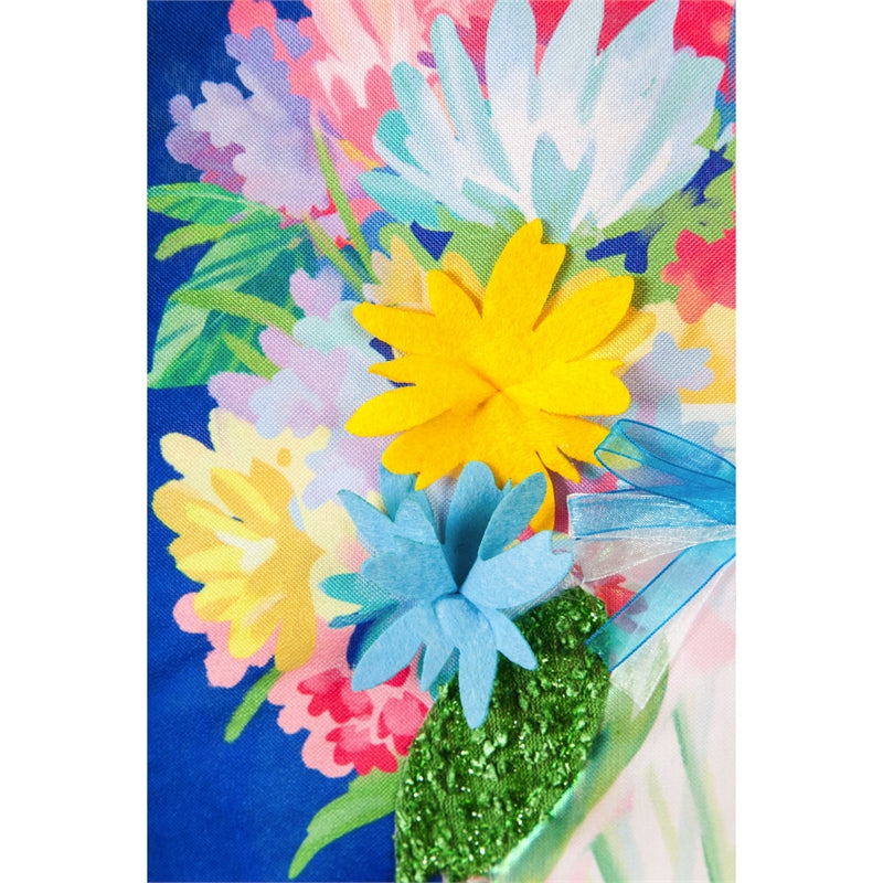 Floral Mason Jar Garden Garden Flag