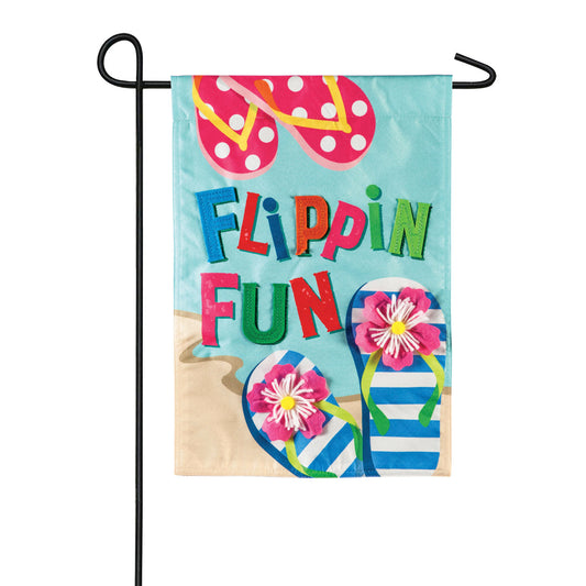 Flippin Fun Garden Flag