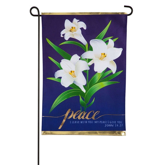 Easter Lilies Garden Flag