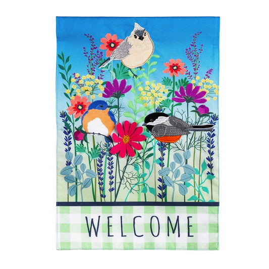 Wild Flowers Welcome Garden Flag