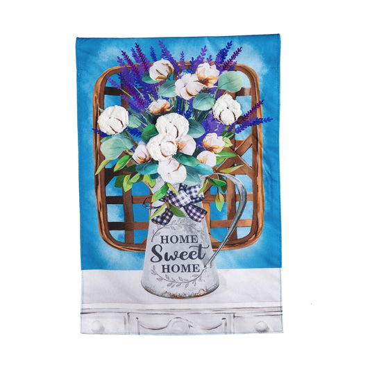 Cotton Bouquet Garden Flag