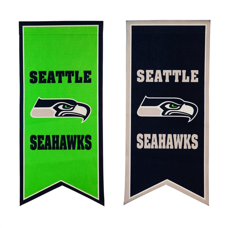 12.5"x28" Seattle Seahawks Printed Tapestry Garden Flag