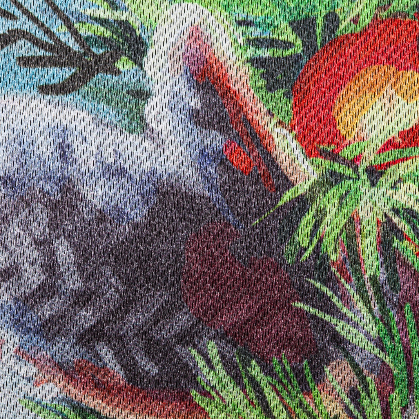 Gnome with a Christmas Wreath Lustre Garden Flag; Linen Textured Polyester 12.5"x18"
