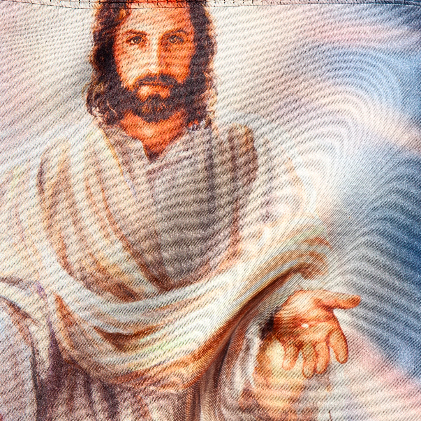 The Resurrection Lustre Garden Flag