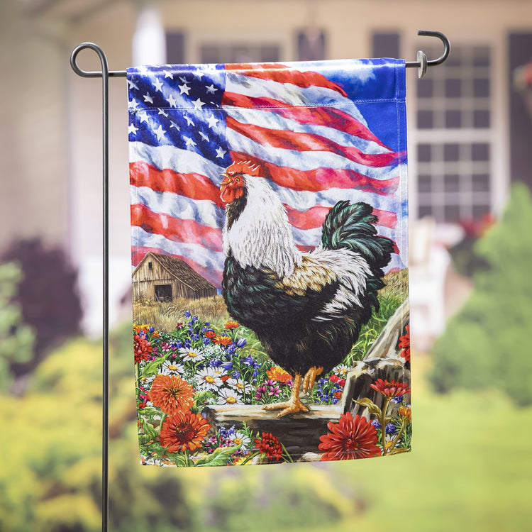 Morning in America Lustre Garden Flag