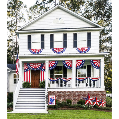 Patriotic Hat Garden Flag