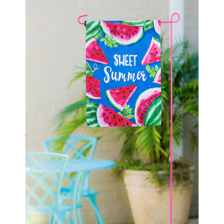 Sweet Summer Watermelon Garden Flag