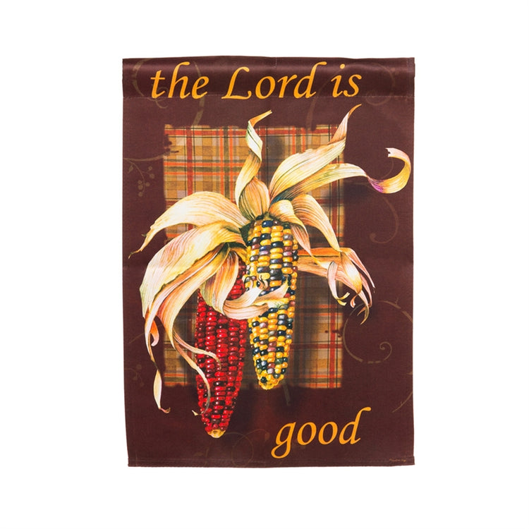 The Lord is Good Fall Garden Flag