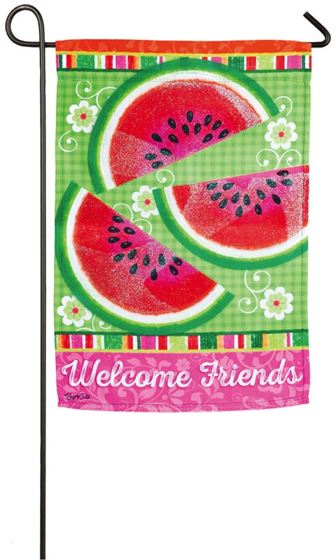 Summer Watermelon Fun Garden Flag
