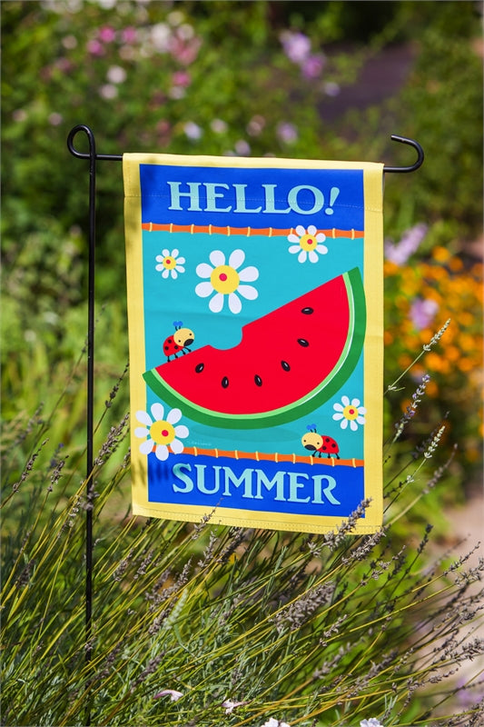 Watermelon Summer Garden Flag