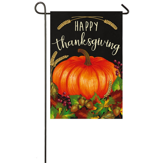 Thanksgiving Pumpkin Garden Flag