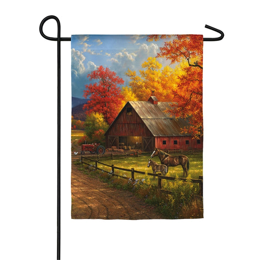 Country Blessings Printed Suede Garden Flag; Polyester